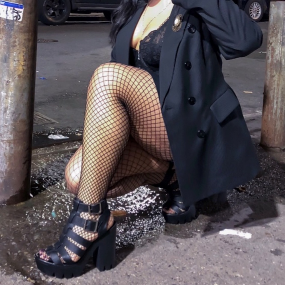 •SOLD• Black Platform Heels